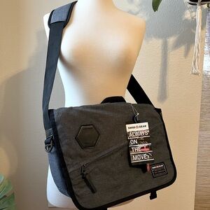 Swiss Gear Laptop Messenger bag - new with tag in heather gray